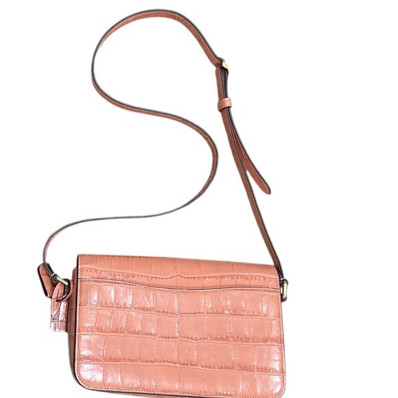 Coach Studio Shoulder Bag Crocodile-embossed Leather in Light Coral - Picture 9 of 14